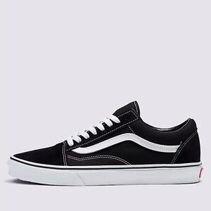 NWT Vans Classic Old Skool Skater Shoes Black and White 6 M/7.5 W